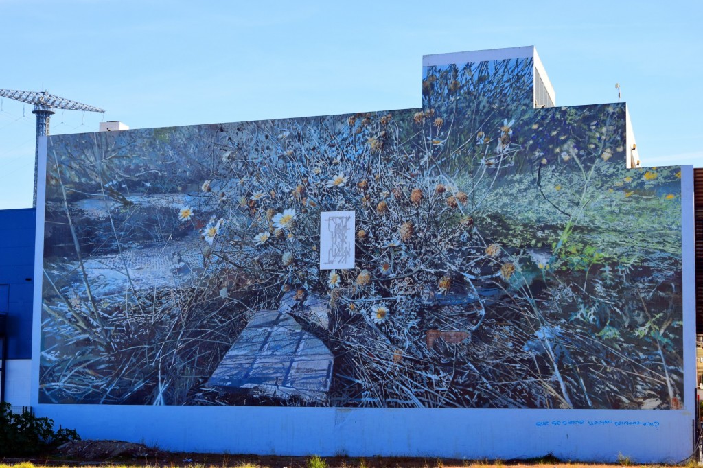 Foto: Gigantesco mural - Cádiz (Andalucía), España