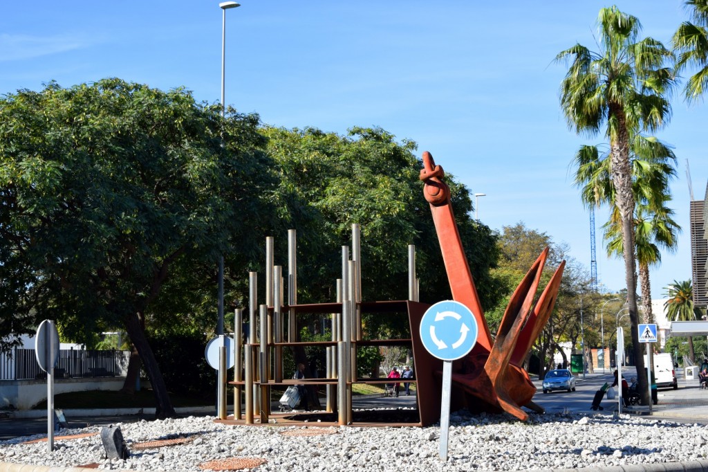 Foto: El ancla del Buque Aragópn - Cádiz (Andalucía), España