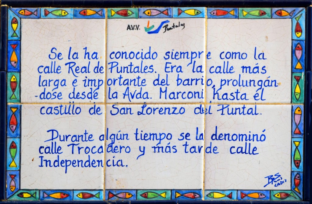 Foto: Cerámica de la Calle Real - Cádiz (Andalucía), España