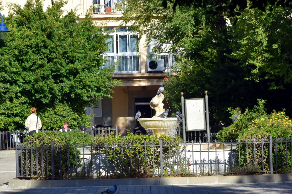 Foto: La Fuente de la  Plaza San Lorenzo del Puntal - Cádiz (Andalucía), España