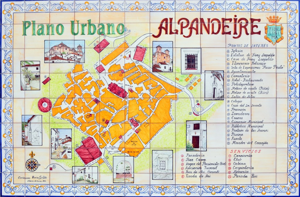 Foto: Plano Urbano - Alpandeire (Málaga), España