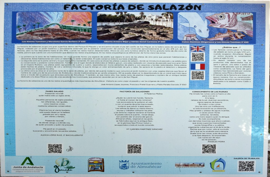 Foto: Información de la Factoria de salazón - Almuñecar (Granada), España