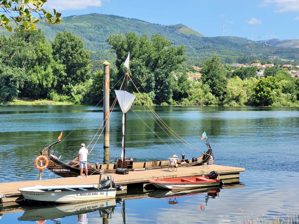 Foto: Navegando por el Miño - Tui (Pontevedra), España