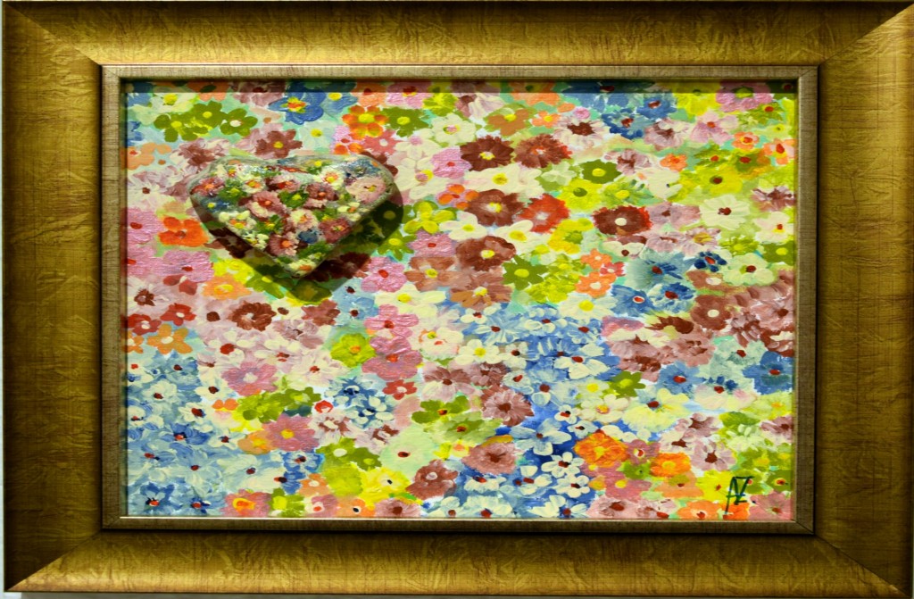 Foto: Flores con piedras - Almuñecar (Granada), España