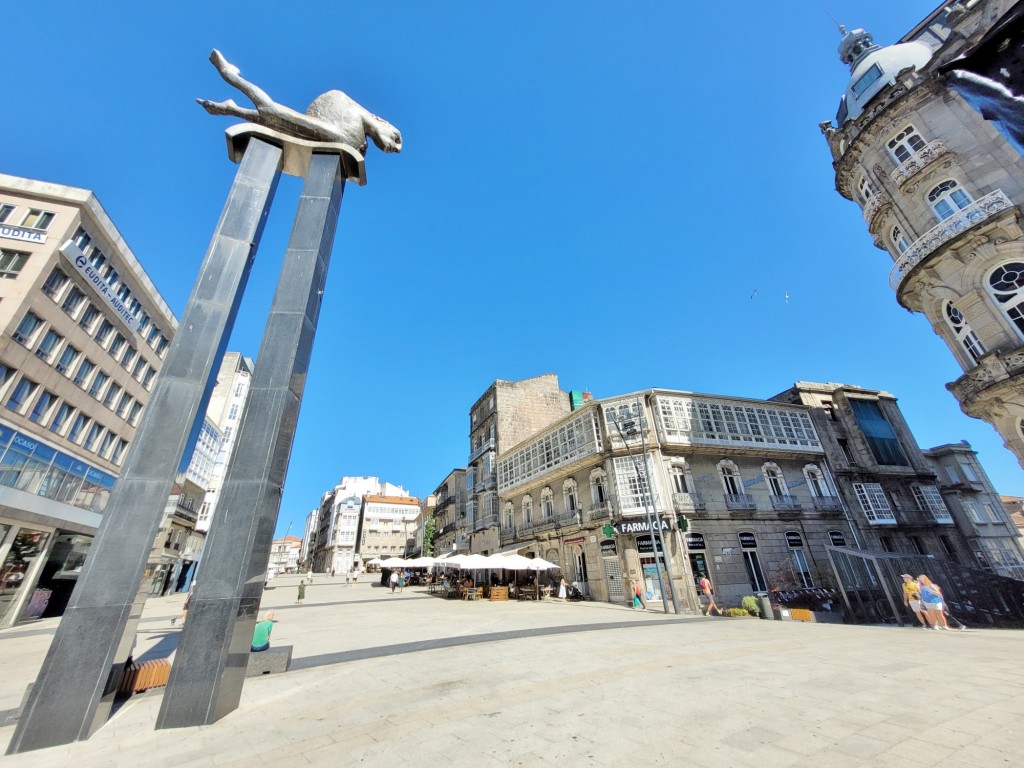 Foto: Vista de la ciudad - Vigo (Pontevedra), España