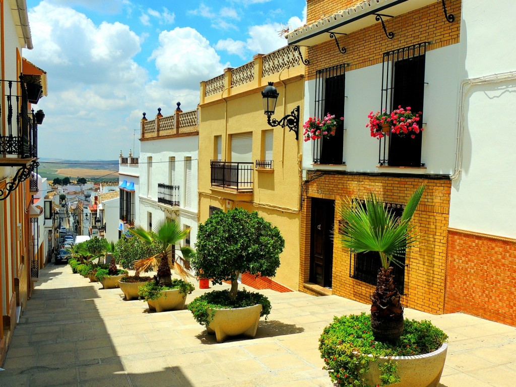 Foto: Calle Escalones - Montellano (Sevilla), España