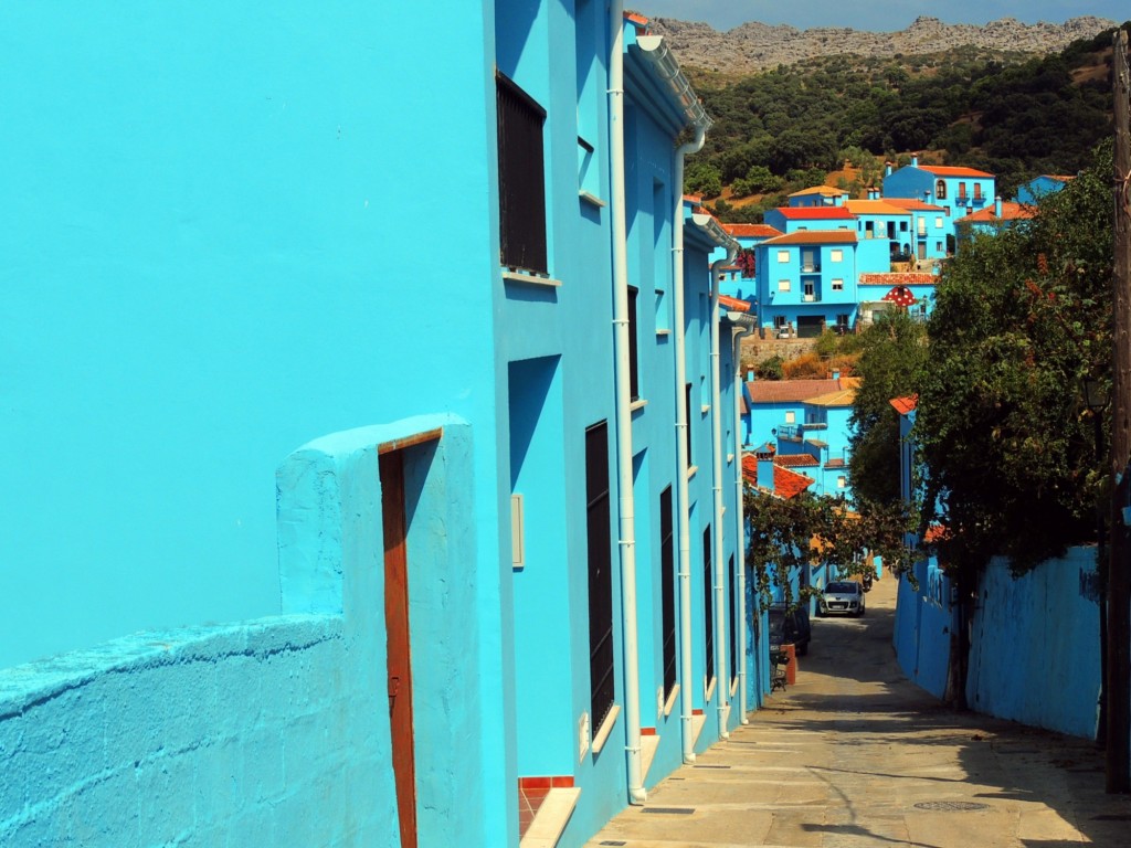 Foto: Calle Genal - Juzcar (Málaga), España
