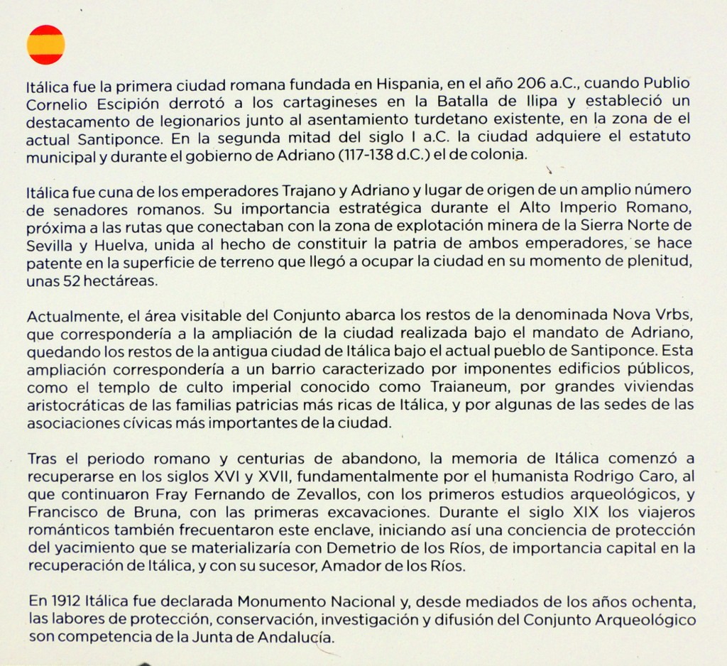 Foto: Conjunto Arqueológico de ITALICA - Santiponce (Sevilla), España