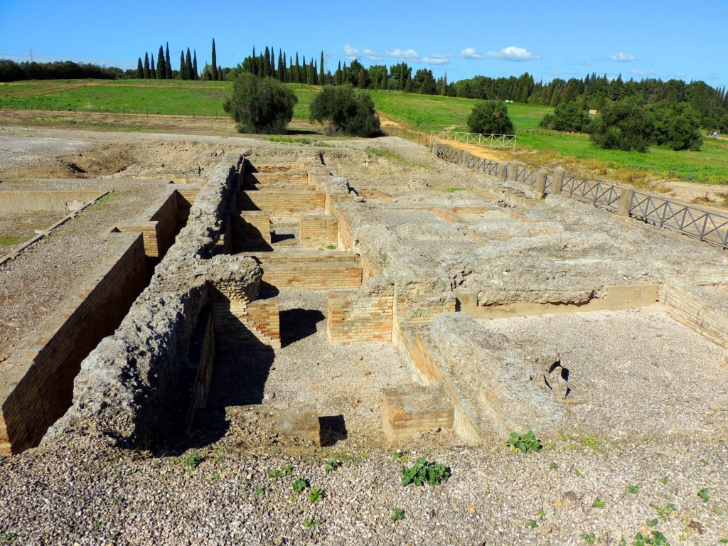 Foto: Termas Mayores. Conjunto Arqueológico de ITALICA - Santiponce (Sevilla), España