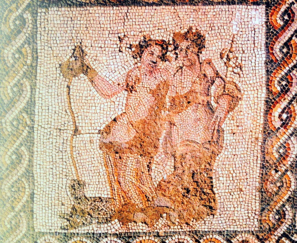 Foto: Mosaico de Baco y Adriadna - Santiponce (Sevilla), España