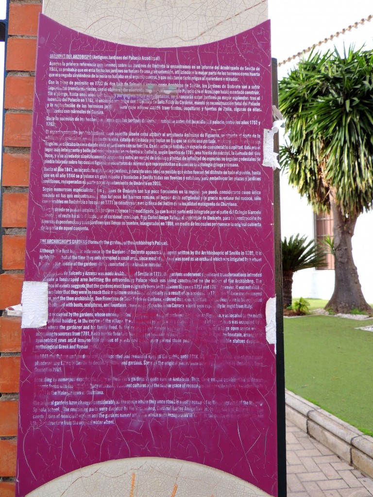 Foto: Leyenda de los Jardines del Arzobispo - Umbrete (Sevilla), España