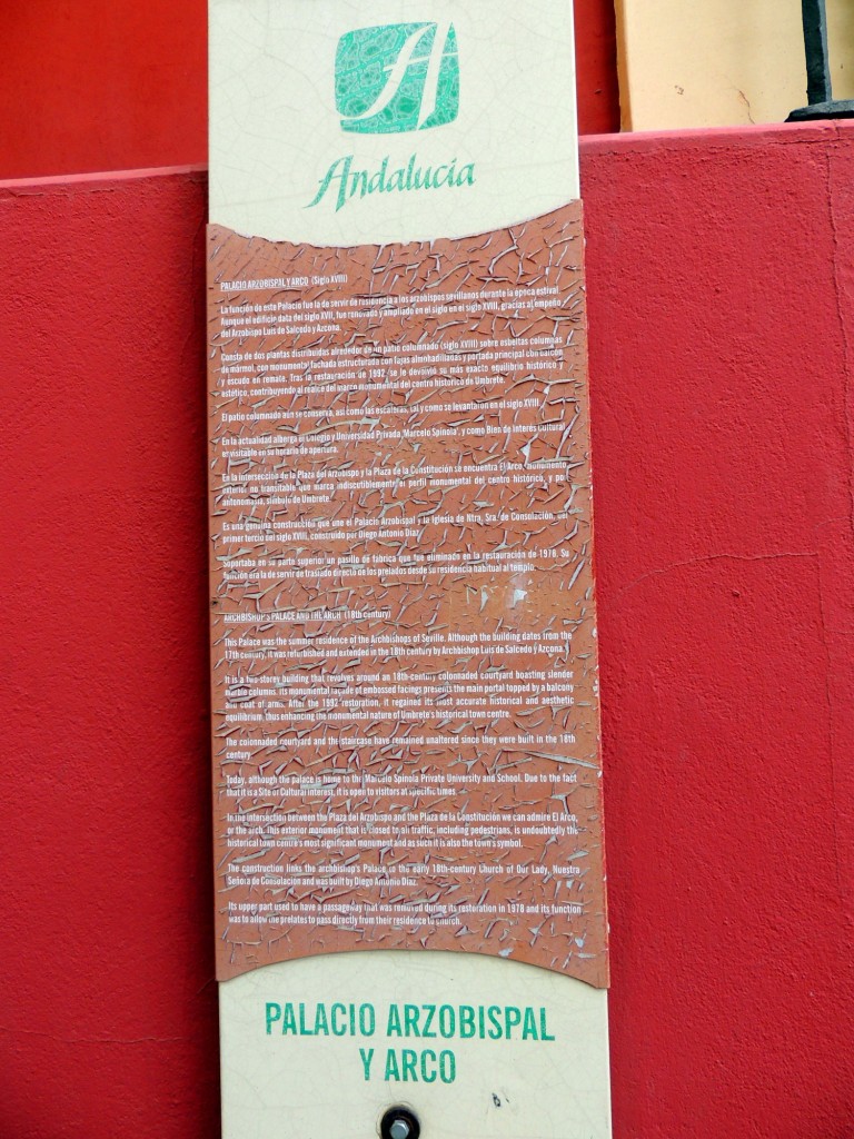 Foto: Leyenda del Palacio Arzobispal - Umbrete (Sevilla), España