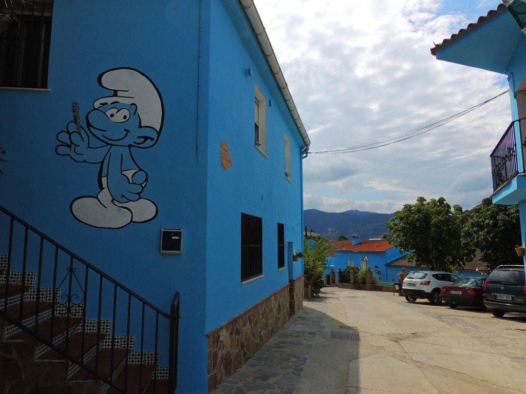 Foto: Calle Real Fabrica de Hojalata - Juzcar (Málaga), España
