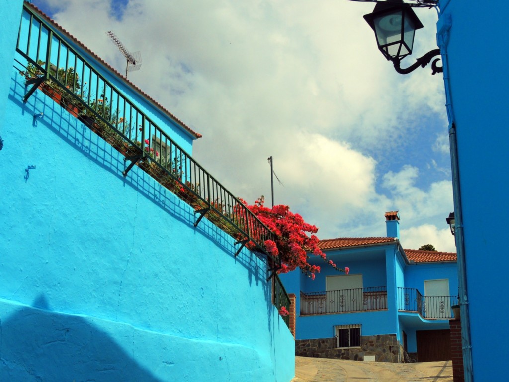 Foto: Calle Los Riscos - Juzcar (Málaga), España