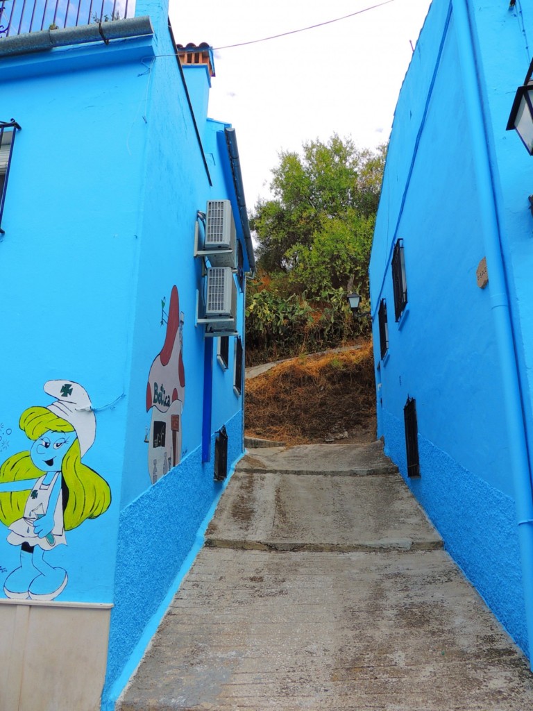 Foto: Calle Solete - Juzcar (Málaga), España