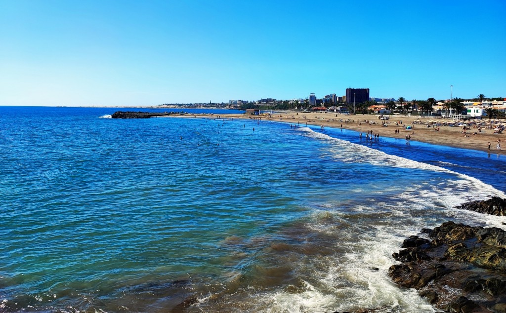 Foto: Playa de Las Burras - San Agustín (Las Palmas), España