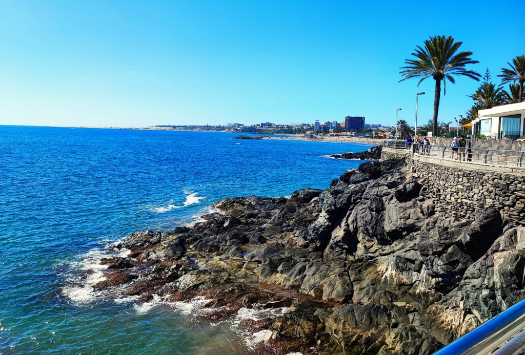 Foto: Paseo Costa Canaria - San Agustín (Las Palmas), España