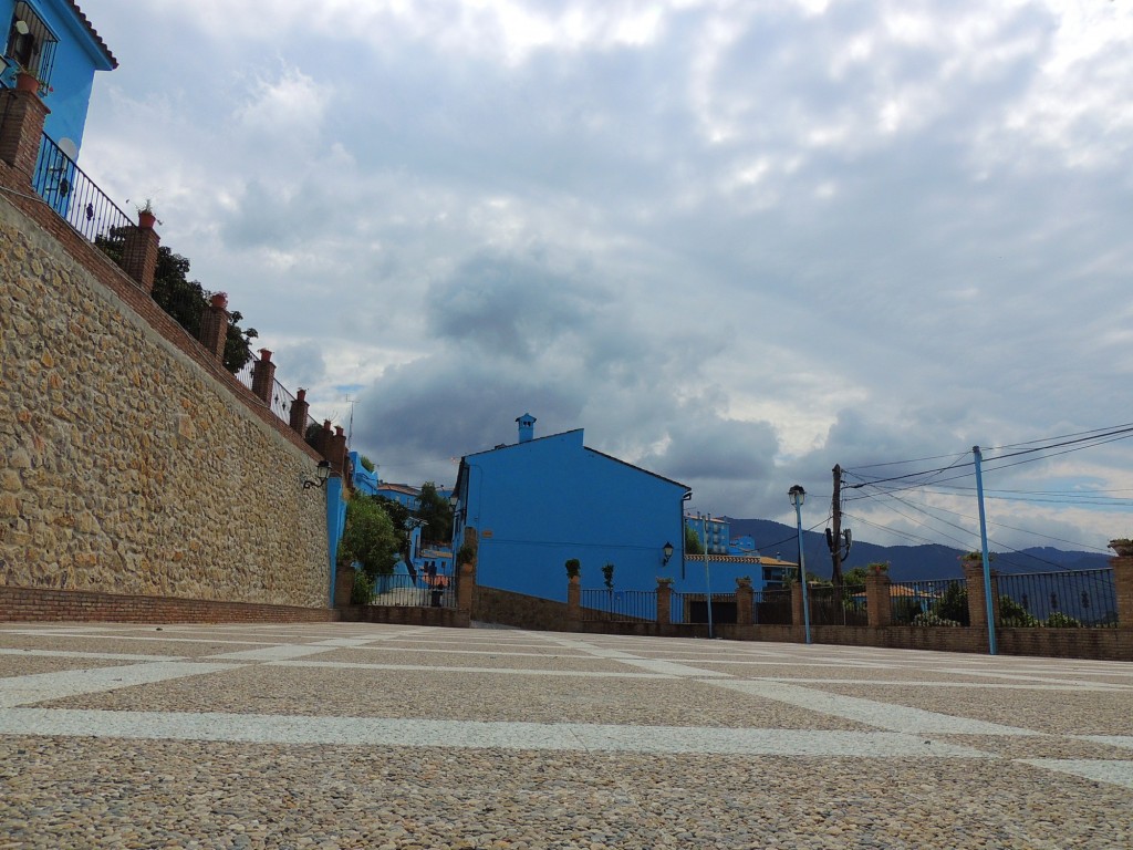 Foto: Plaza de la Virgen de Moclón - Juzcar (Málaga), España