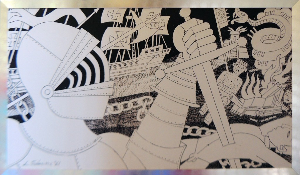 Foto: Choque de dos mundos de Leoncio Saénz, 1992 - Managua, Nicaragua