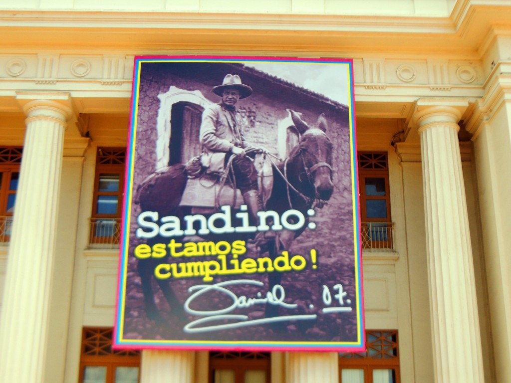 Foto: Mural de Sandino - Managua, Nicaragua