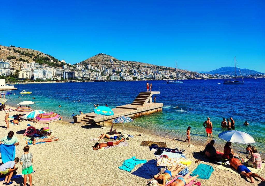 Foto: Saranda Beach - Sarandë (Vlorë), Albania