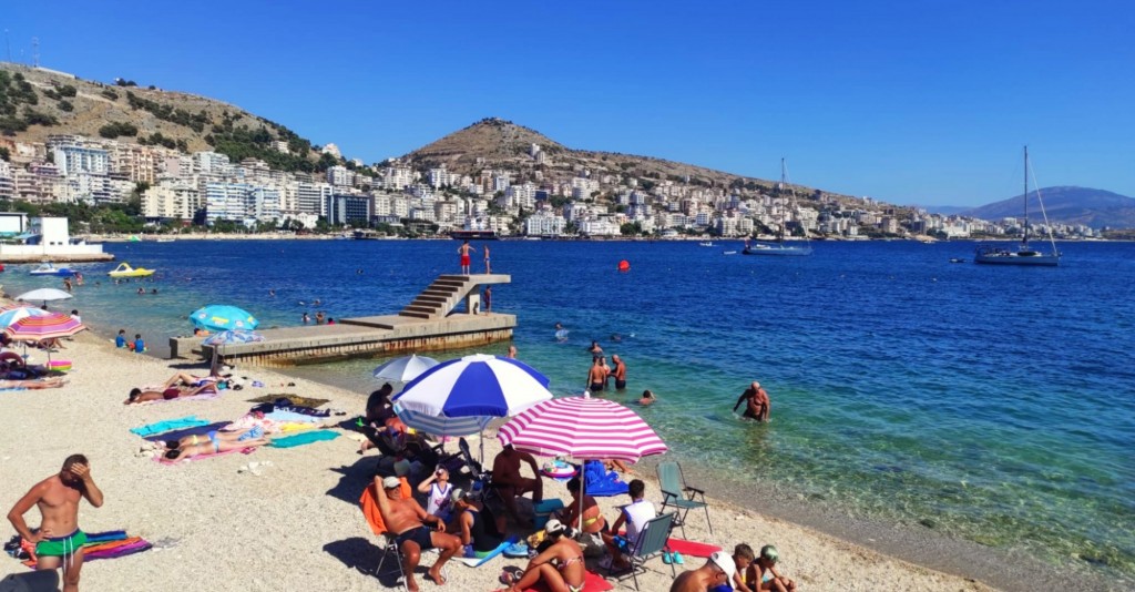 Foto: Saranda Beach - Sarandë (Vlorë), Albania