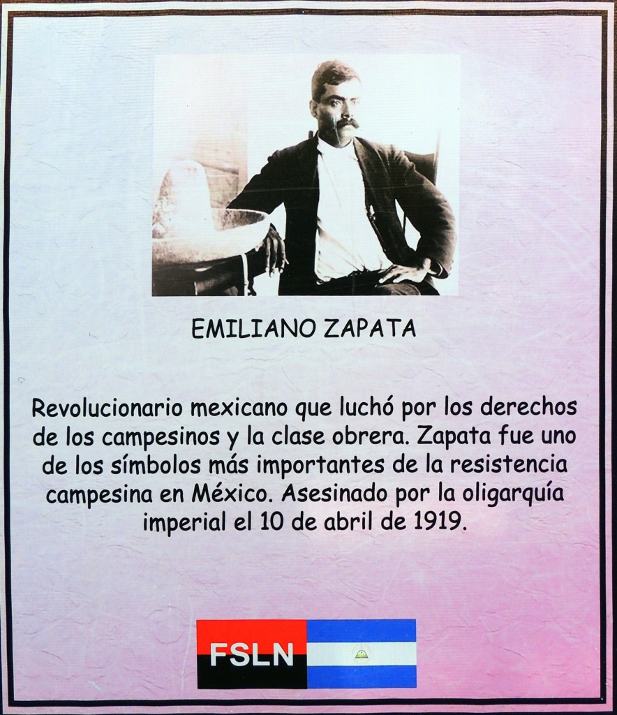 Foto: En momoria a Emiliano Zapata - León, Nicaragua