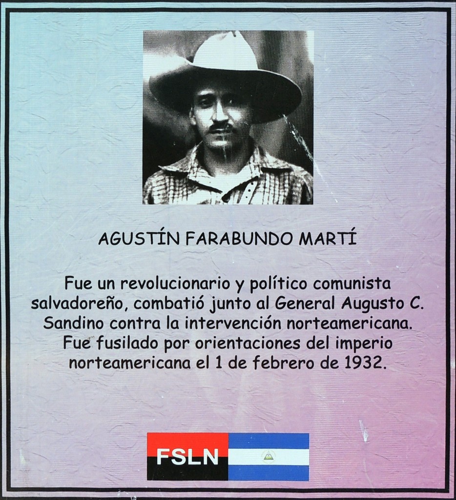 Foto: En memoria a Agustín  Farabundo Martí - León, Nicaragua