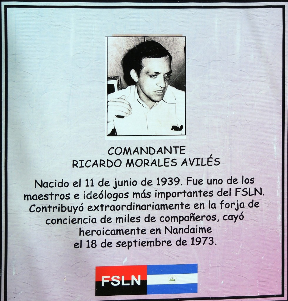 Foto: En memoria al Comandante Ricardo Morales Avilés - León, Nicaragua
