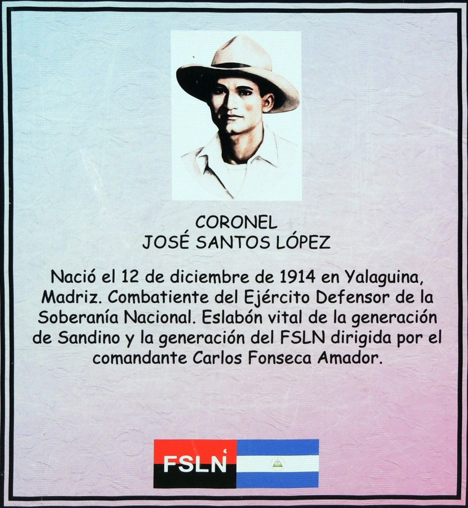 Foto: En memoria al Coronel José Santos López - León, Nicaragua