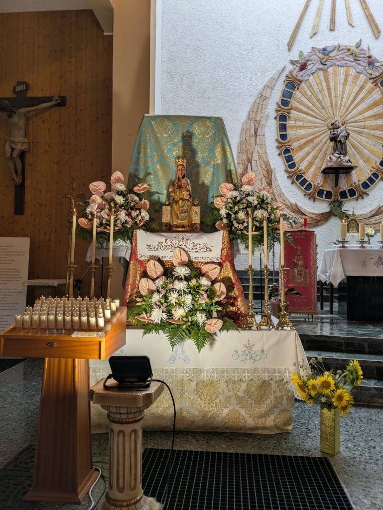 Foto: Estancia de Ntra. Sra. de la Peña en la parroquia de San Antonio (Calatayud) Julio 2025 - Calatayud (Zaragoza), España