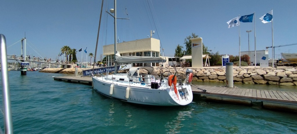 Foto: Amarre de velero - Lagos, Portugal