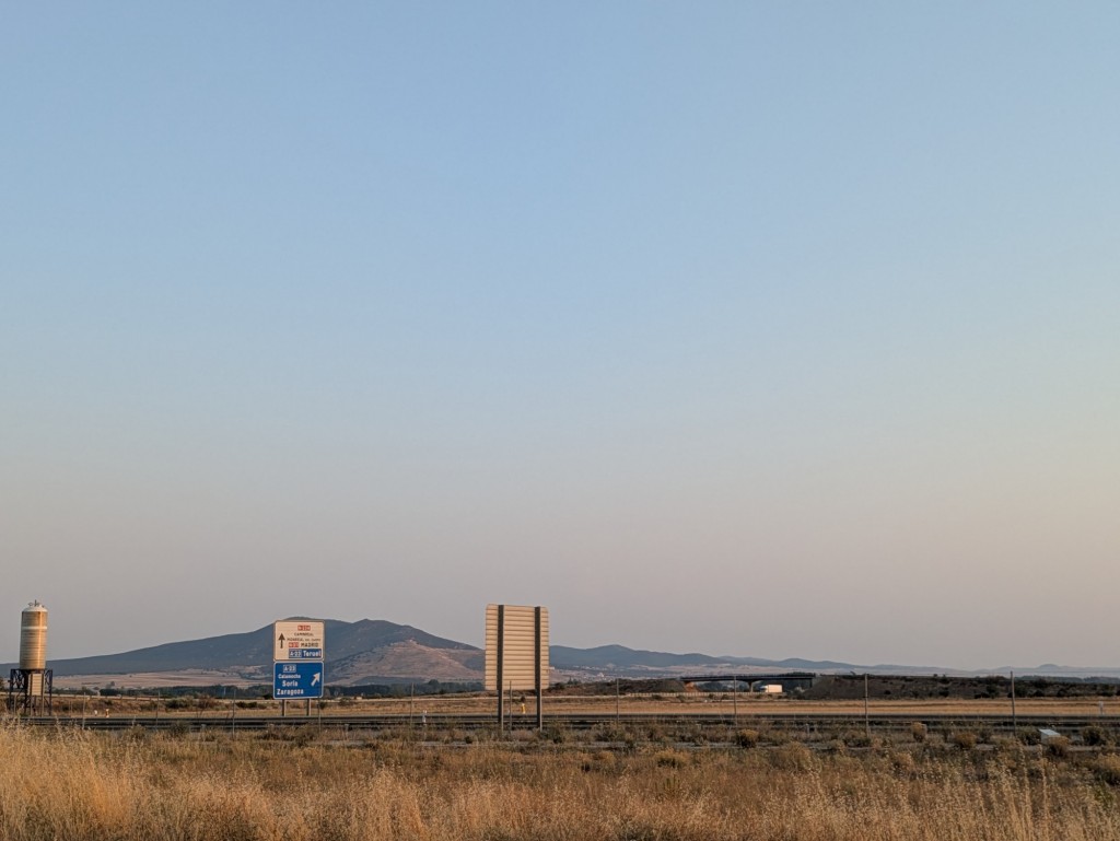 Foto: Cruce de la A-23 con la N-211 - Caminreal (Teruel), España