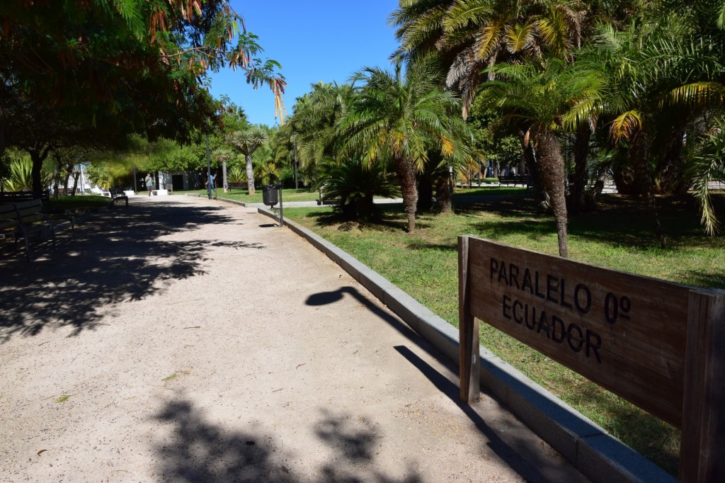 Foto: Paralelo 0º, Parque Celestino Mutis - Cádiz (Andalucía), España