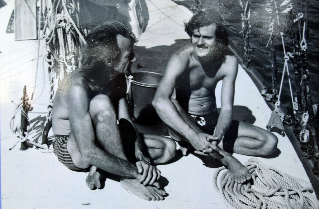 Foto: Moitessier con Willian Rodarmo en Tahití 1971 - Cádiz (Andalucía), España