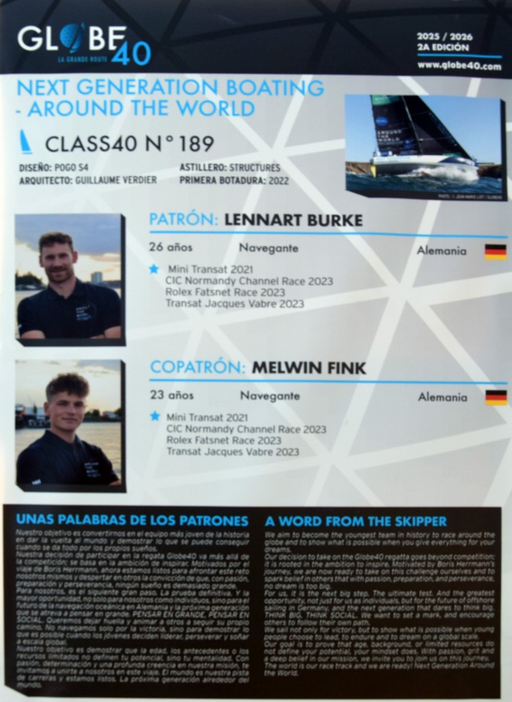 Foto: Tripulacion del Next Generation Boating Around The World - Cádiz (Andalucía), España