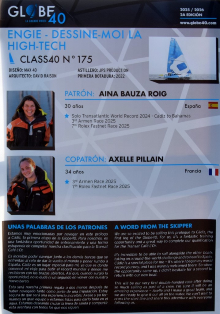 Foto: Tripulacion del Engie Dessine moi la high-tech - Cádiz (Andalucía), España