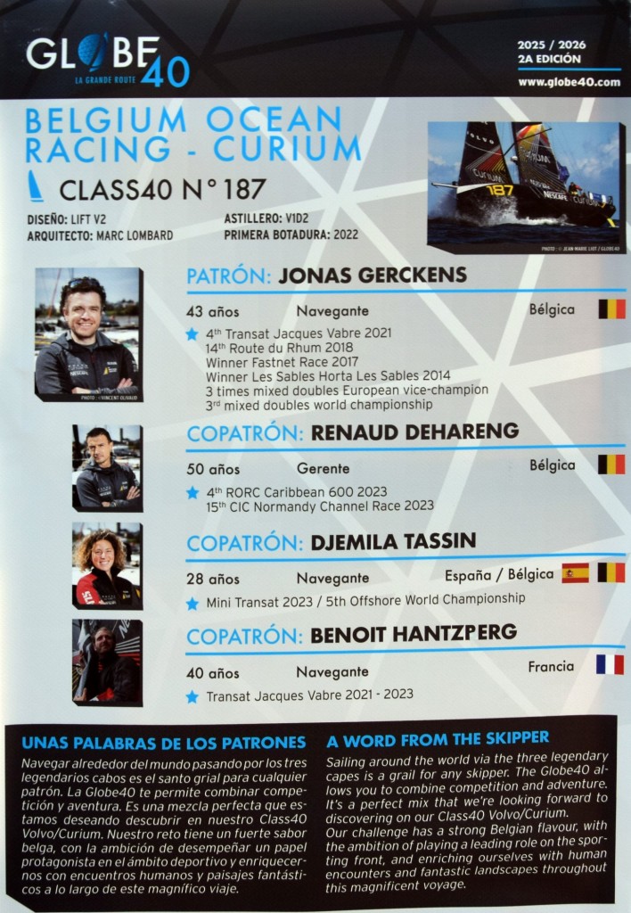 Foto: Triopulación del Belgium Ocean Racing-Curium - Cádiz (Andalucía), España