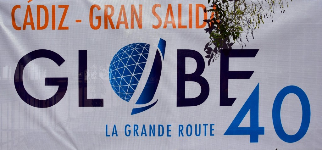 Foto: Cartel salidad Gran Ruta Globe40 - Cádiz (Andalucía), España