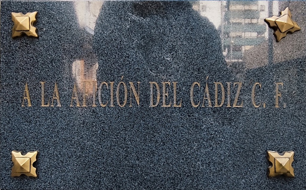 Foto: Rótulo del Monumento - Cádiz (Andalucía), España