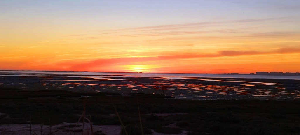 Foto: Puesta de Sol desde Bahía Sur - San Fernando (Cádiz), España