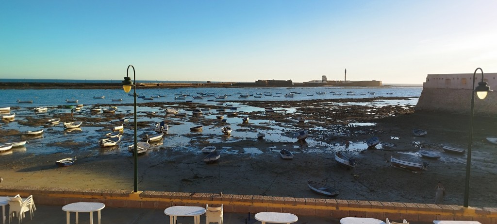Foto: Bajamar en La Caleta - Cádiz (Andalucía), España