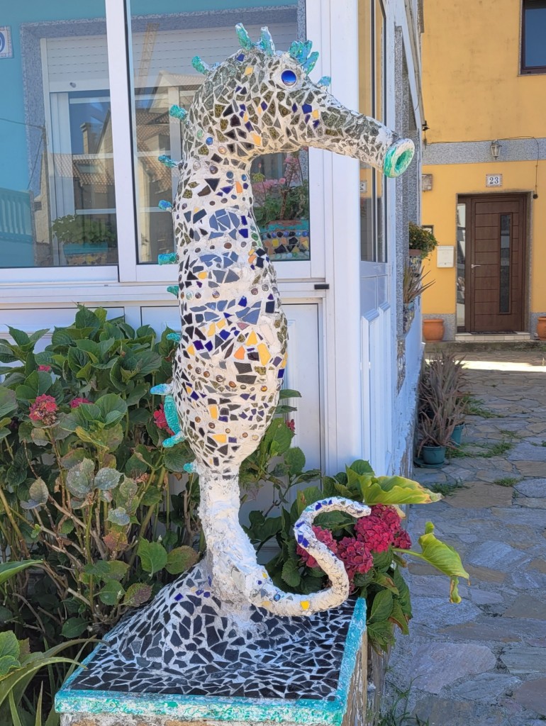 Foto: Escultura - Isla de Arosa (Pontevedra), España