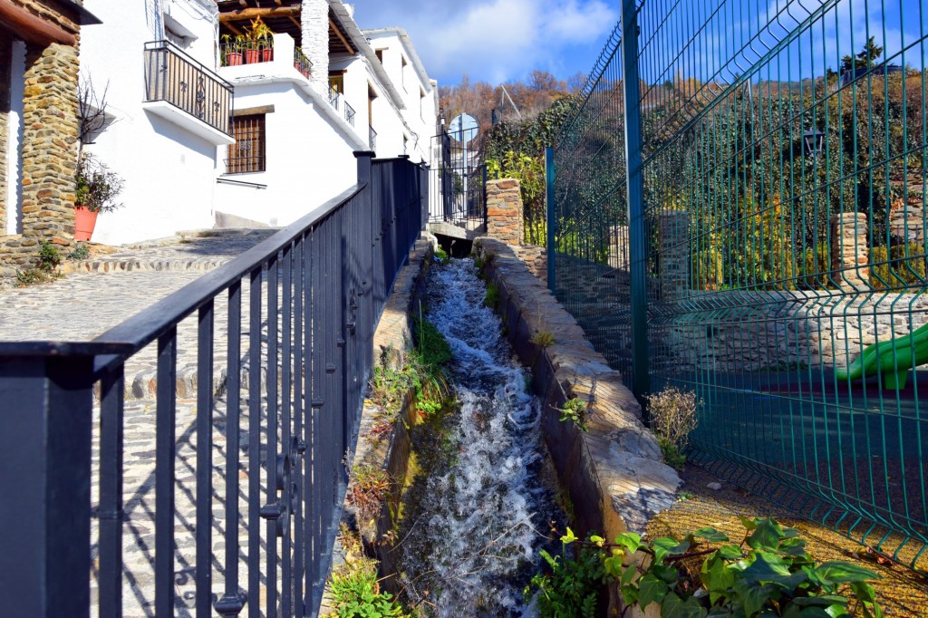 Foto: Acequia con bastante caudal - Capileira (Granada), España