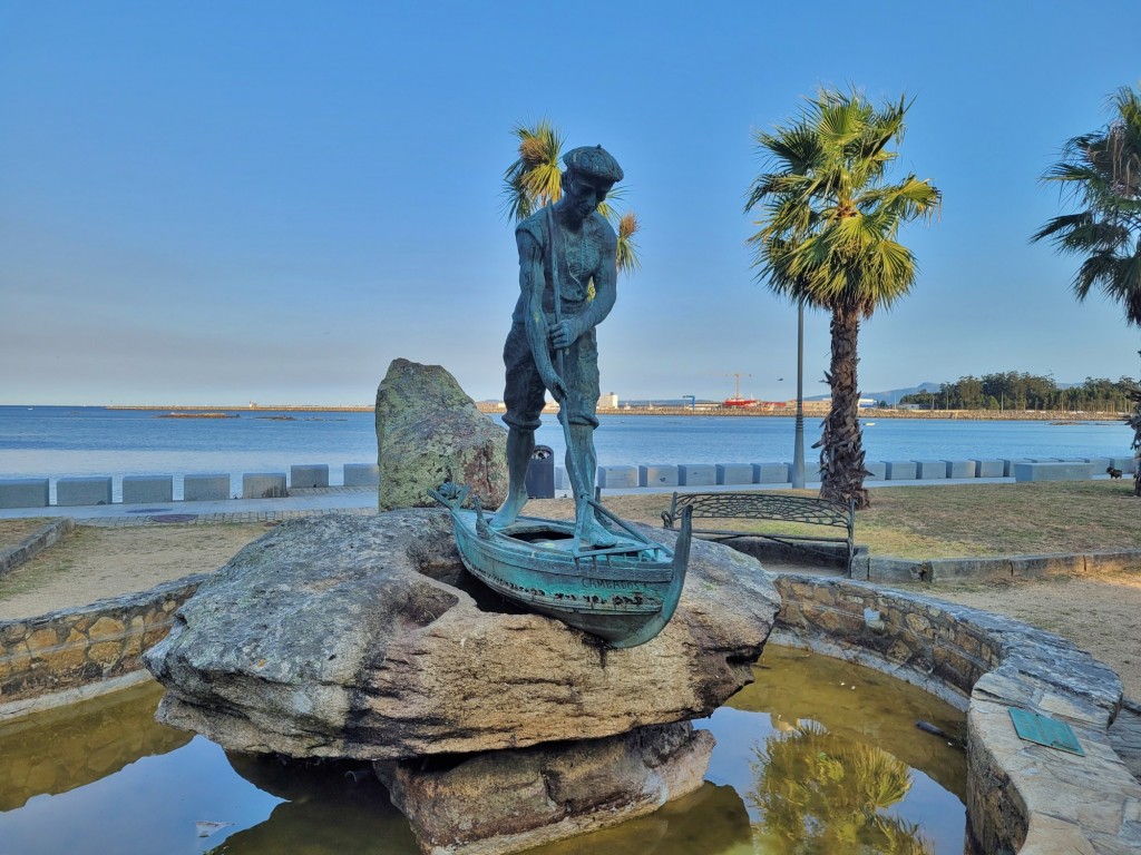 Foto: Estatua do Rañeiro - Cambados (Pontevedra), España