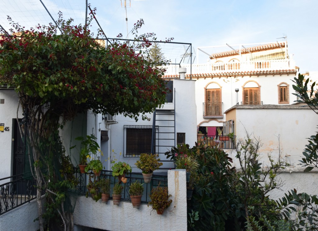 Foto: Casa con bastante ornamentación floral - Órgiva (Granada), España