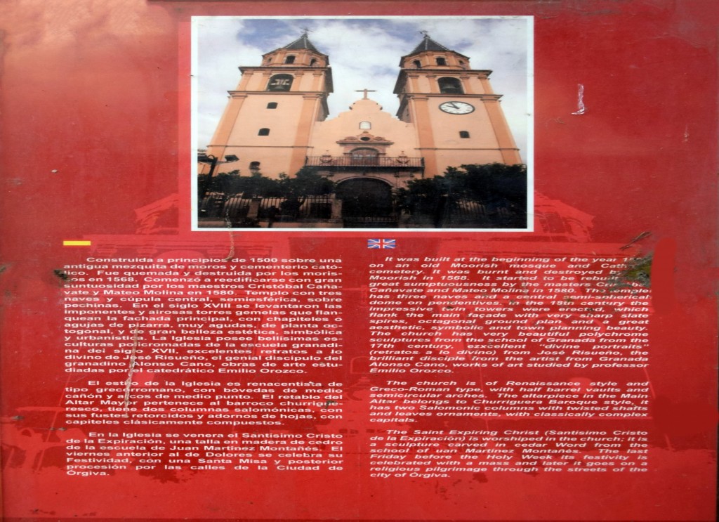 Foto: Información de la Iglesia - Órgiva (Granada), España