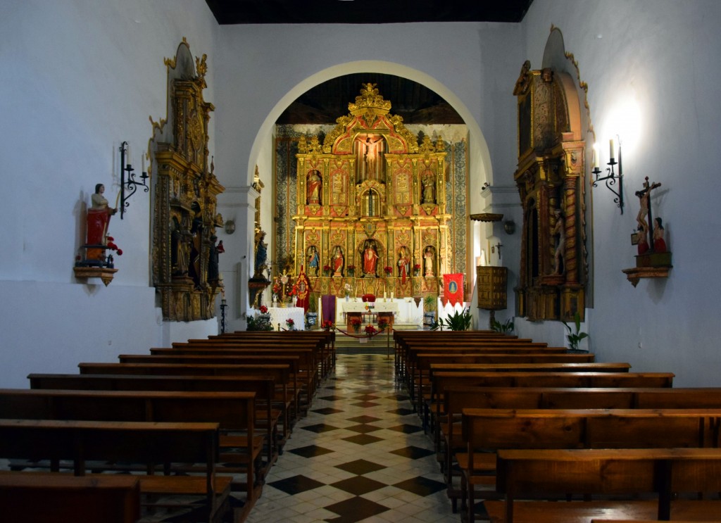 Foto: Interior Iglesia Santa Cruz - Pampaneira (Granada), España