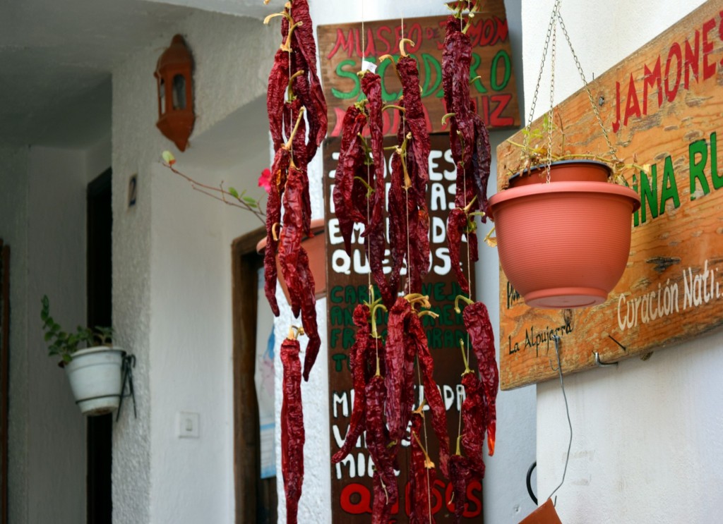 Foto: Pimientos secando - Pampaneira (Granada), España