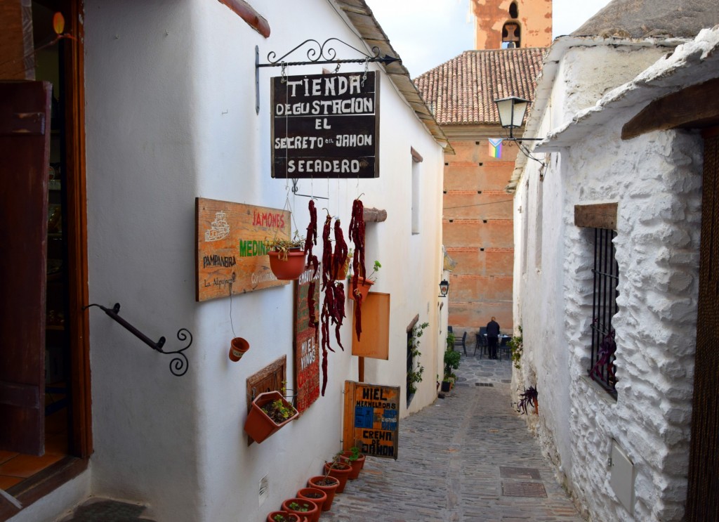 Foto: Tienda secadero de jamón - Pampaneira (Granada), España